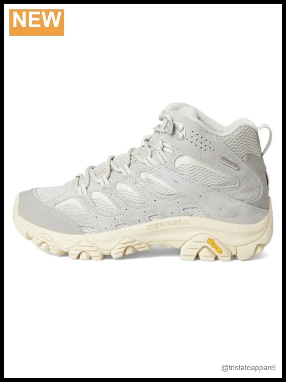 Waterproof Leather Hiking Shoes - Merrell Moab 3 Mid - Women's Trail